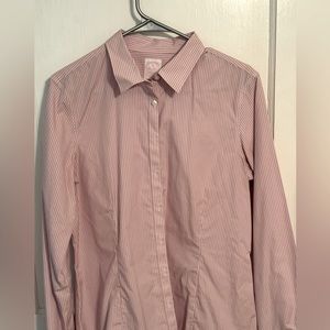 Women’s BROOKS BROTHERS mauve button-down dress shirt size 14 tailored fit